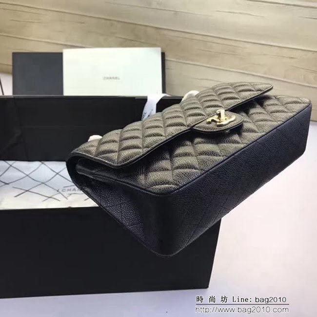 香奈兒CHANEL 升級版A1112全新經典小羊皮金銀鏈條單肩斜挎包 DSC1735